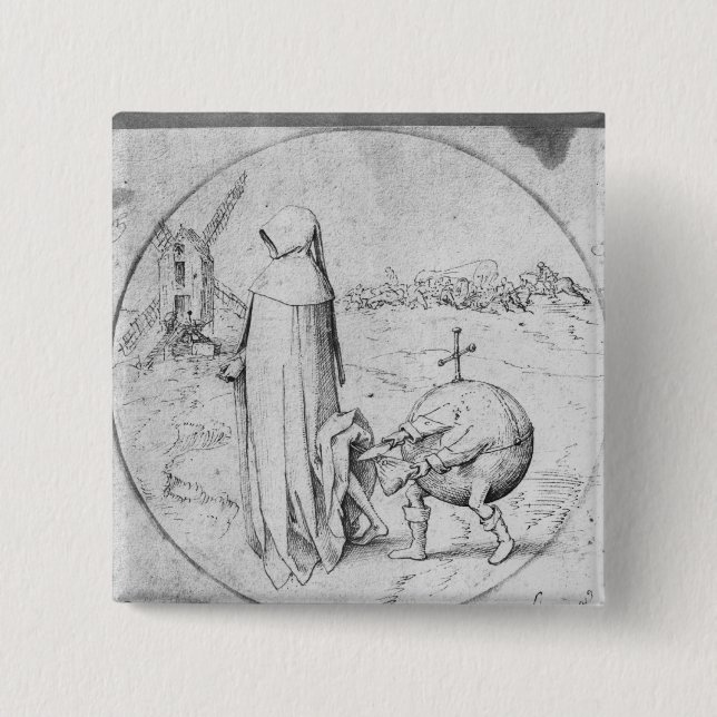 Misanthrope 15 Cm Square Badge (Front)