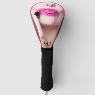 Misapplied Lipstick custom monogram driver cover
