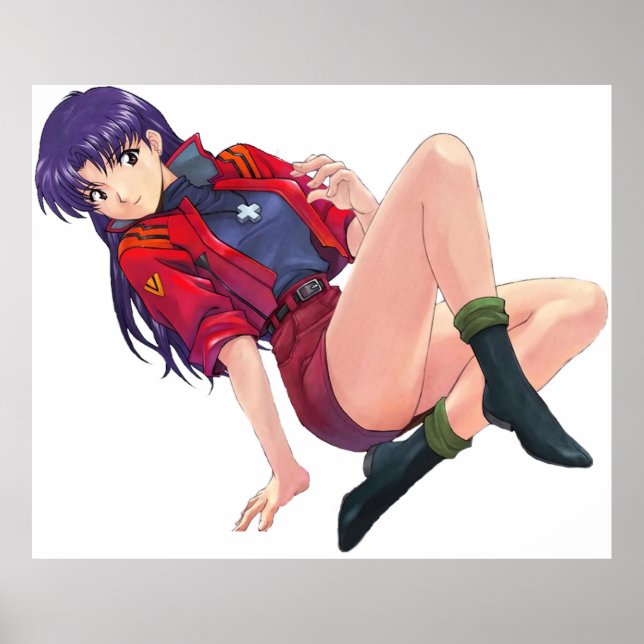 Misato Katsuragi Neon Genesis Evangelion Poster (Front)