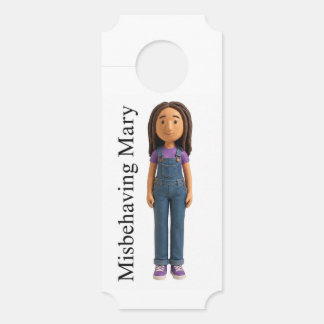 Misbehaving Mary Door Hanger