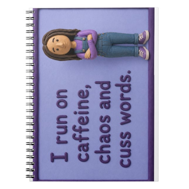 Misbehaving Mary Spiral Notebook (Front)