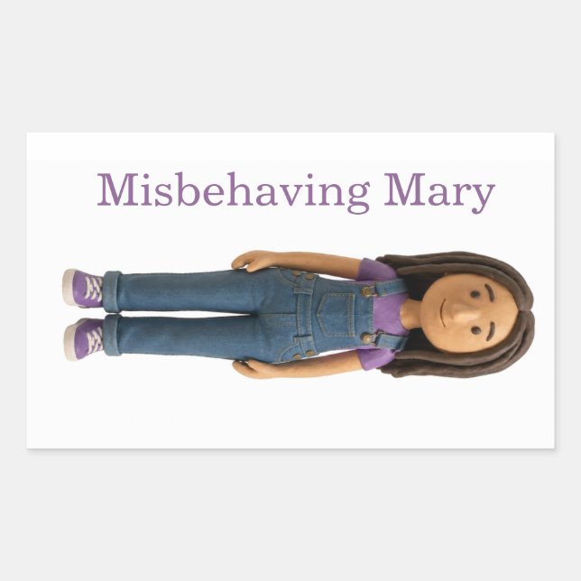 Misbehaving Mary Sticker (Front)