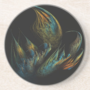 Misc Series-15---Orng Black Coaster 1 of colours