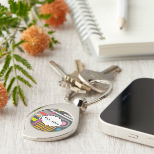 Misc shapes key ring