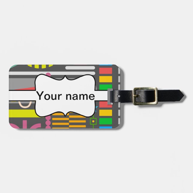 Misc shapes luggage tag (Front Horizontal)