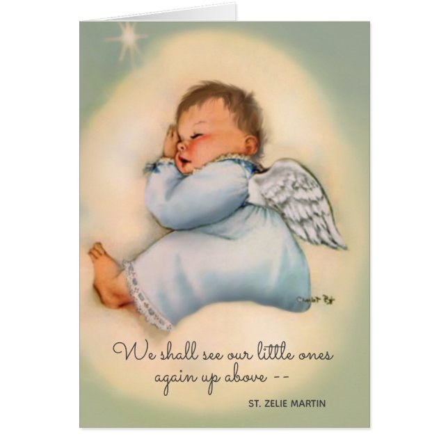 Miscarriage Baby Boy Angel Religious (Front)