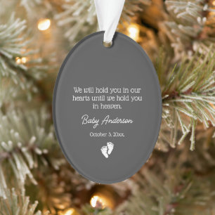 Miscarriage / Baby Loss Memorial Christmas Ornament