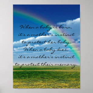 Miscarriage/Infant Loss Memorial Poster