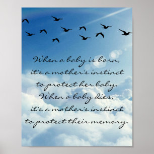 Miscarriage/Infant Loss Memorial Poster