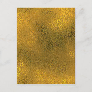 Miscellaneous - Gold Foil Nine Pattern Postcard