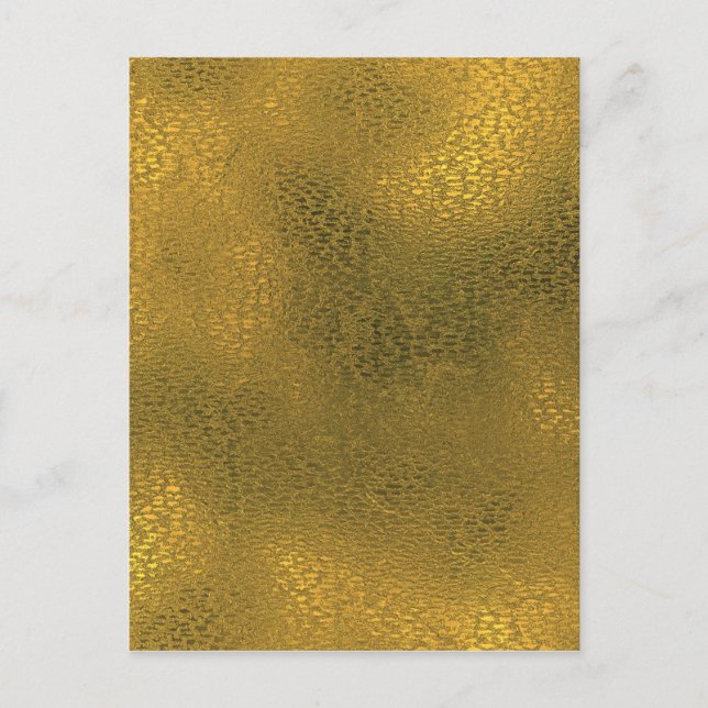 Miscellaneous - Gold Foil Nine Pattern Postcard (Front)