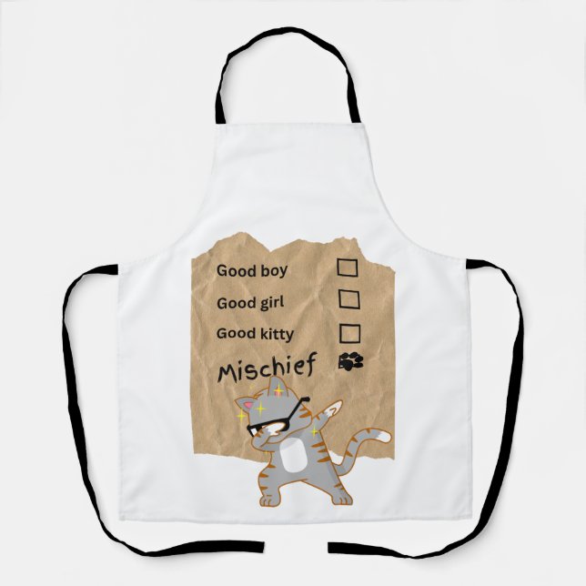 Mischeif cats apron (Front)