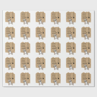 Mischeif cats wrapping paper
