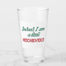 Mischevious drinking glass conversation starter