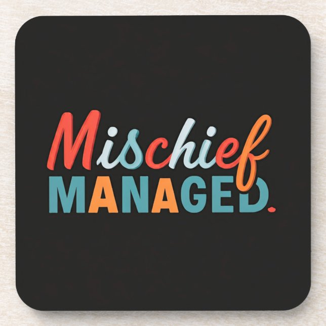 Mischief Managed  Coaster (Front)