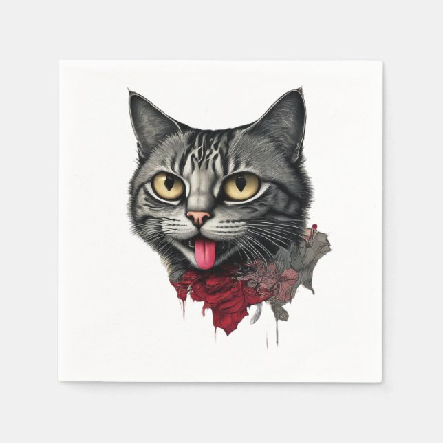 Mischief on Paper Napkin (Front)