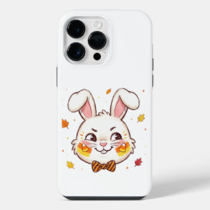 Mischievous Bunny Halloween Candy Corn iPhone 14 Pro Max Case