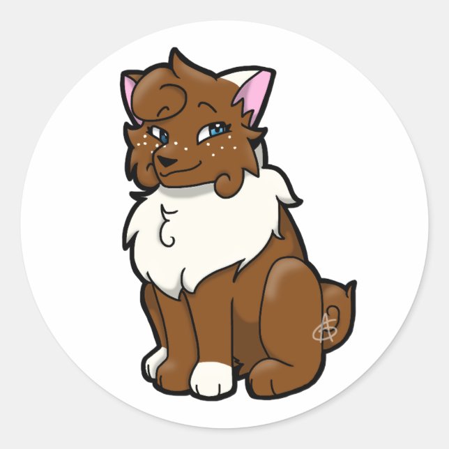 Mischievous Buttermilk Sticker (Front)