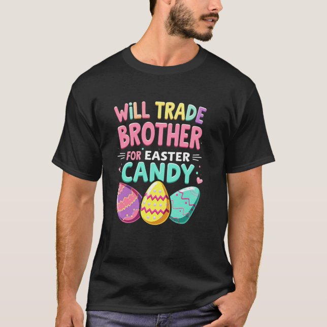 Mischievous Easter 2025 Brother Candy Swap T-Shirt (Front)