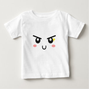Mischievous face with evil sparkle baby T-Shirt