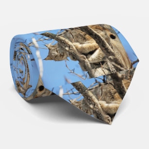 Mischievous Lynx Tie