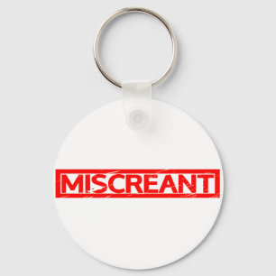 Miscreant Stamp Key Ring