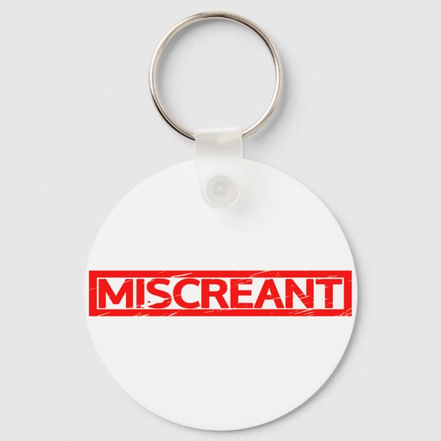 Miscreant Stamp Key Ring (Front)