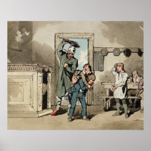 Misery, 1807 (etching) poster