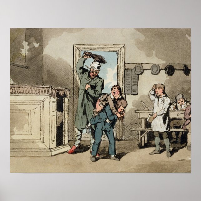Misery, 1807 (etching) poster (Front)