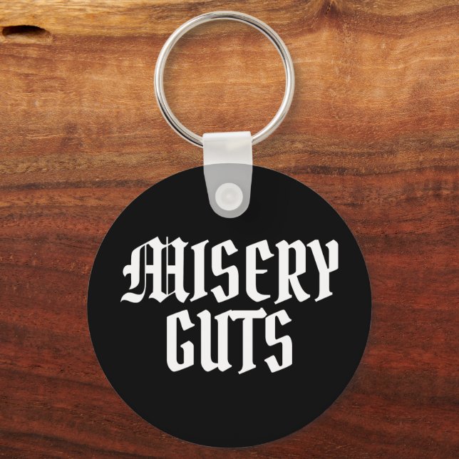 Misery Guts Key Ring (Front)