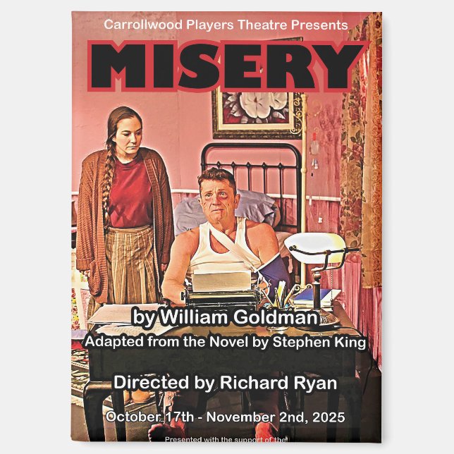 Misery Poster Magnet (Front)