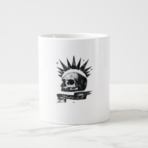 Misfit Skull Creative Character Art Style  Large Coffee Mug