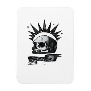 Misfit Skull Creative Character Art Style Magnet