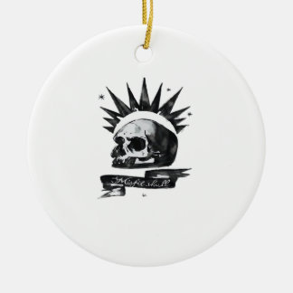 Misfit Skull Creative Character Art Style Ornament