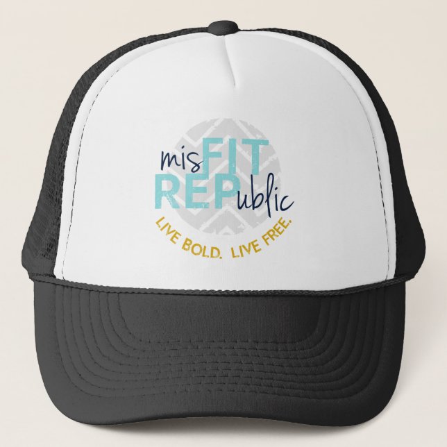 misFIT Trucker Hat Baby Blue (Front)