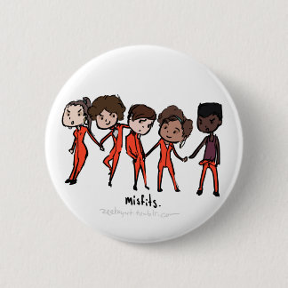 Misfits Cast 6 Cm Round Badge