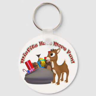 Misfits Have More Fun Key Ring