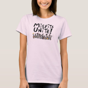 Misfits Unite Ladies T T-Shirt