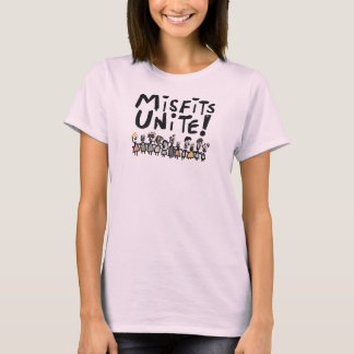 Misfits Unite Ladies T T-Shirt