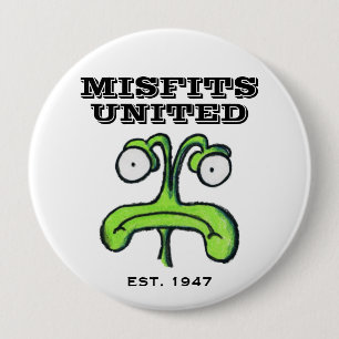 MISFITS UNITED button