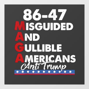 Misguided And Gullible Americans 86-47