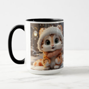 Misha - A fluffy snow leopard Mug