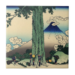 Mishima Pass in Kai Province Ceramic Tile