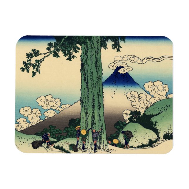 Mishima Pass in Kai Province Magnet (Horizontal)