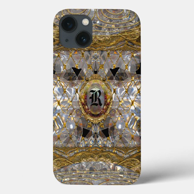 Mishya Baroque Unique Monogram Case-Mate iPhone Case (Back)