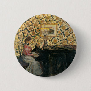 Misia at the Piano 6 Cm Round Badge
