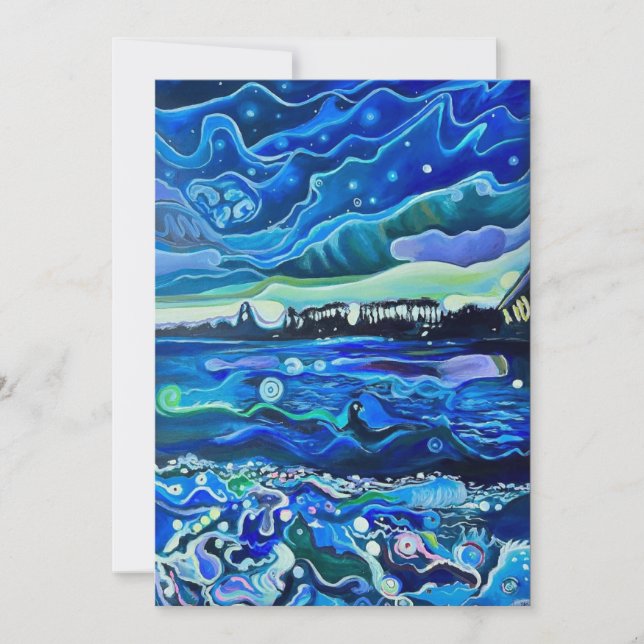 Mision river original artwork gift card (Front)