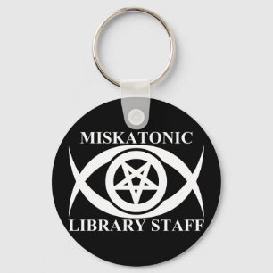 MISKATONIC LIBRARY STAFF KEY RING