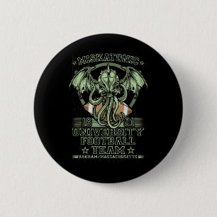 Miskatonic University 1690 Football Team Cthulhu M 6 Cm Round Badge