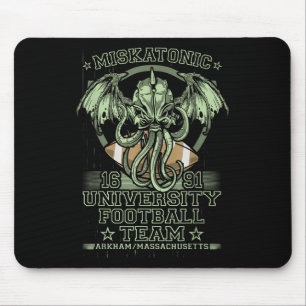 Miskatonic University 1690 Football Team Cthulhu M Mouse Pad